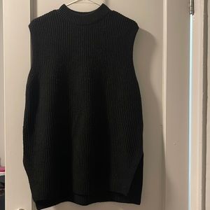 H&M black sweater vest. Size small